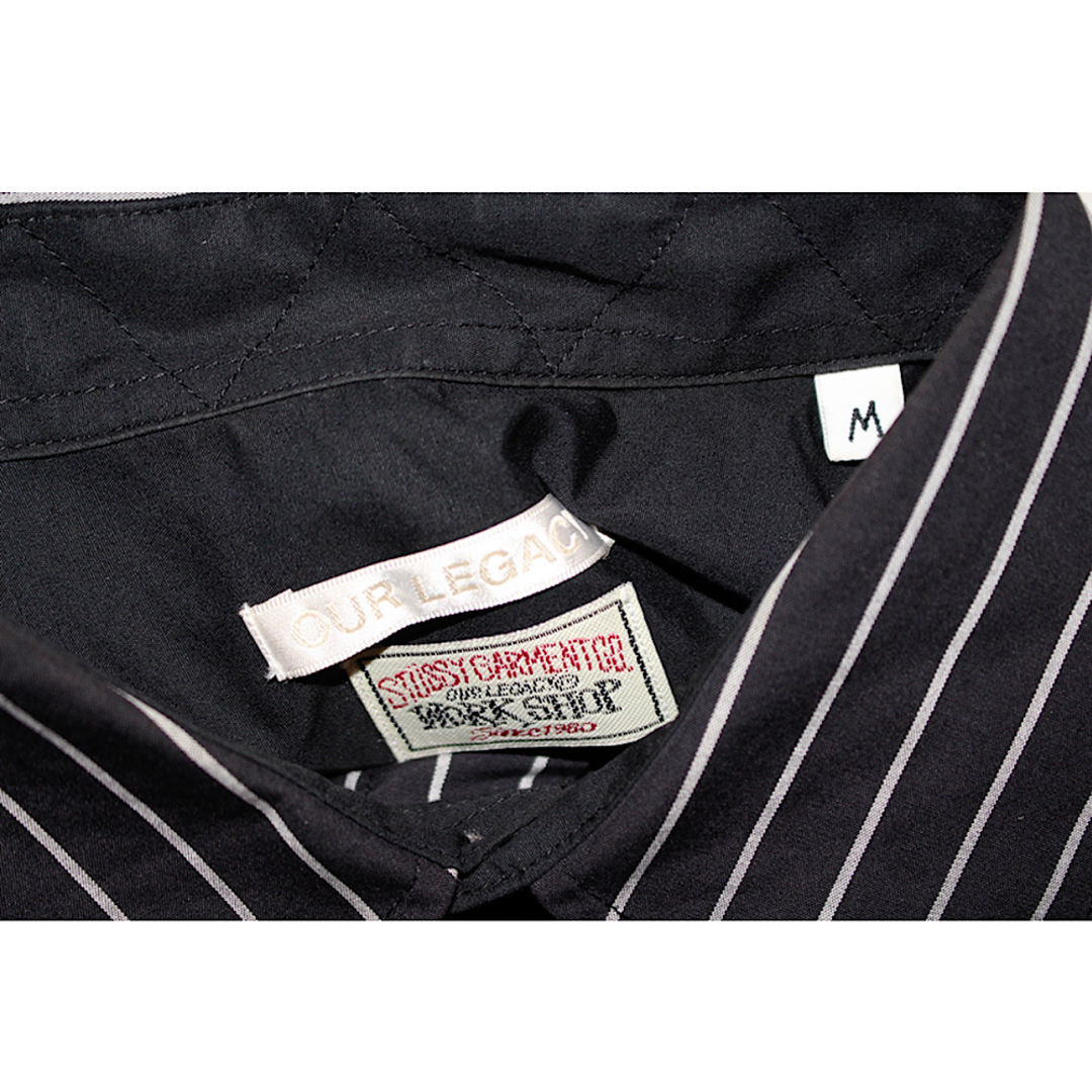 STUSSY OUR LEGACY STRIPED SHIRT SIZE M 2