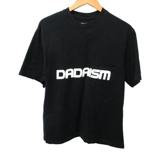 クリスチャンダダ(CHRISTIAN DADA)のクリスチャンダダ 近年モデル ロゴプリントTシャツ カットソー 半袖 黒 約S(Tシャツ/カットソー(半袖/袖なし))