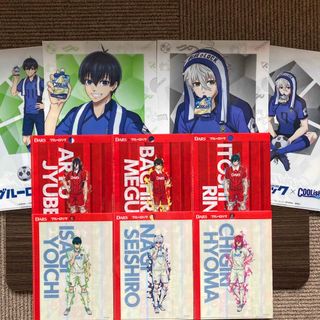 モリナガセイカ(森永製菓)のブルーロック　クリアファイル10枚　森永ダース　DARS  クーリッシュ(クリアファイル)