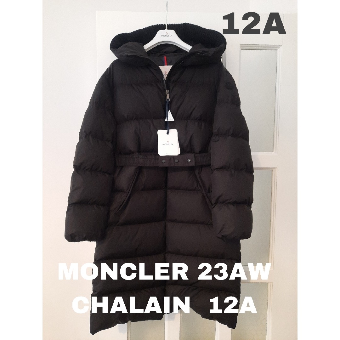 1点限！⭐新品 MONCLER  ロングダウンブラック　12A