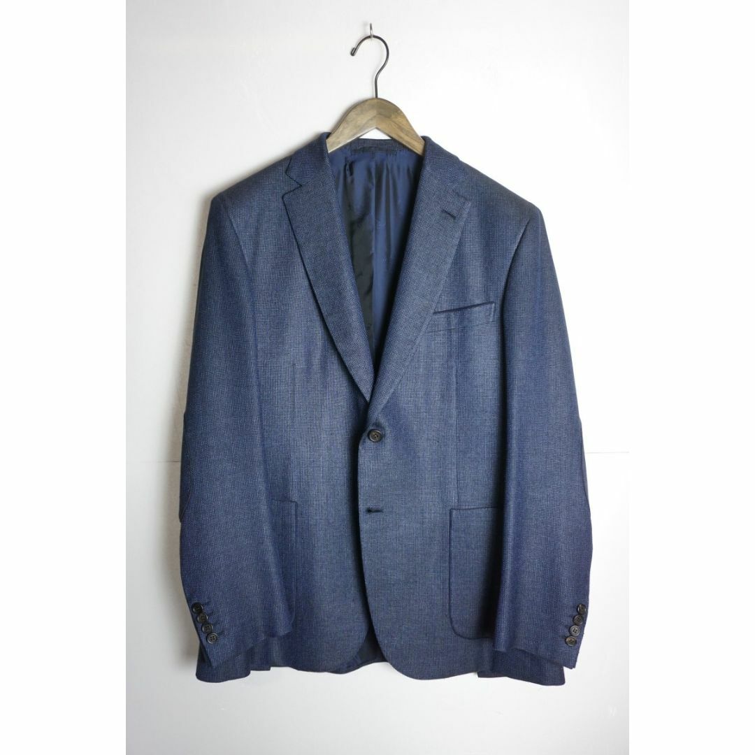 極美品 定価80万 BRIONI シルク 2B テーラード ジャケット912N▲