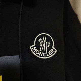 【未使用】MONCLER スウェット パーカー　Sサイズ　ブラック 黒色　正規品