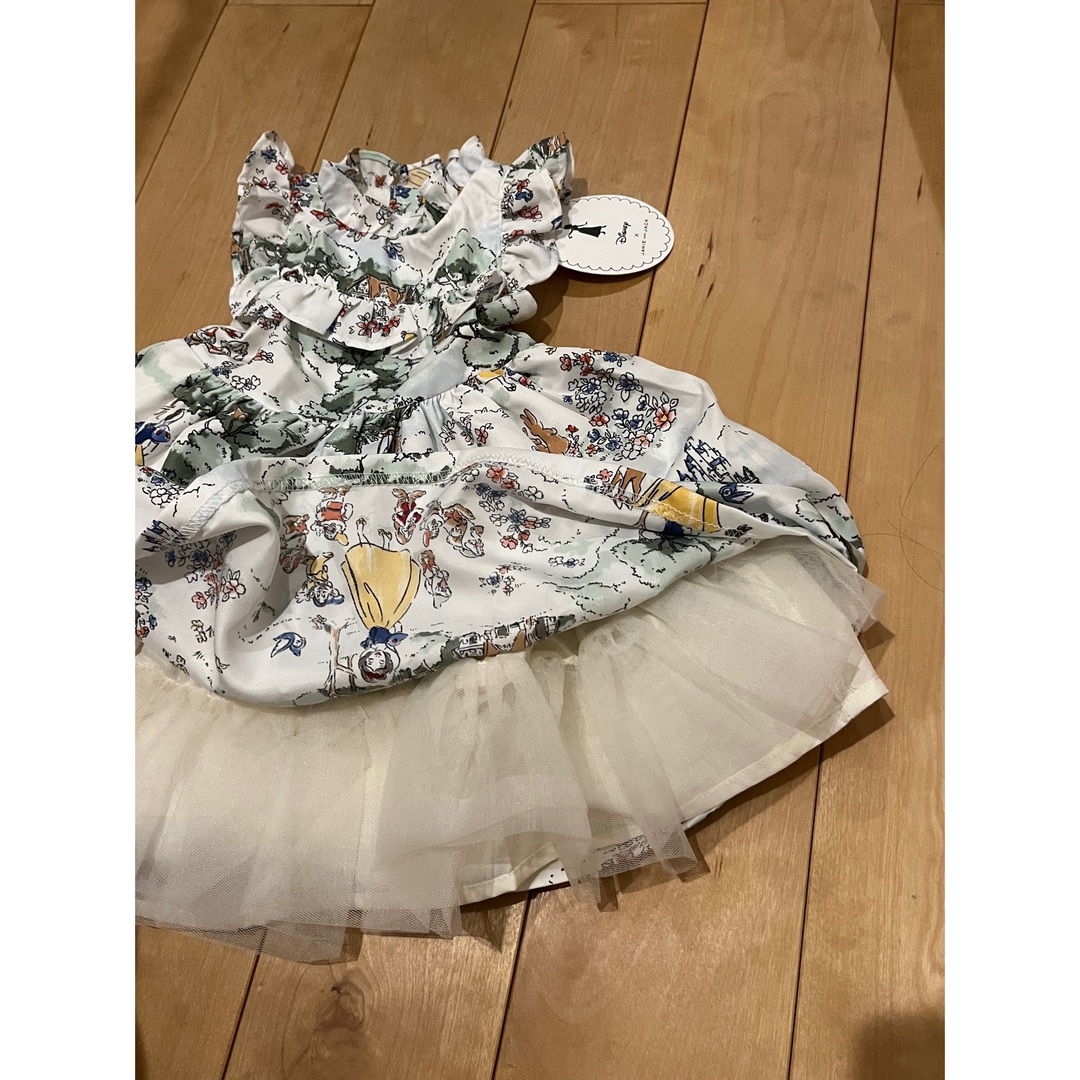 Disney(ディズニー)のdisney白雪姫ドレス（新品）80cm キッズ/ベビー/マタニティのベビー服(~85cm)(ワンピース)の商品写真