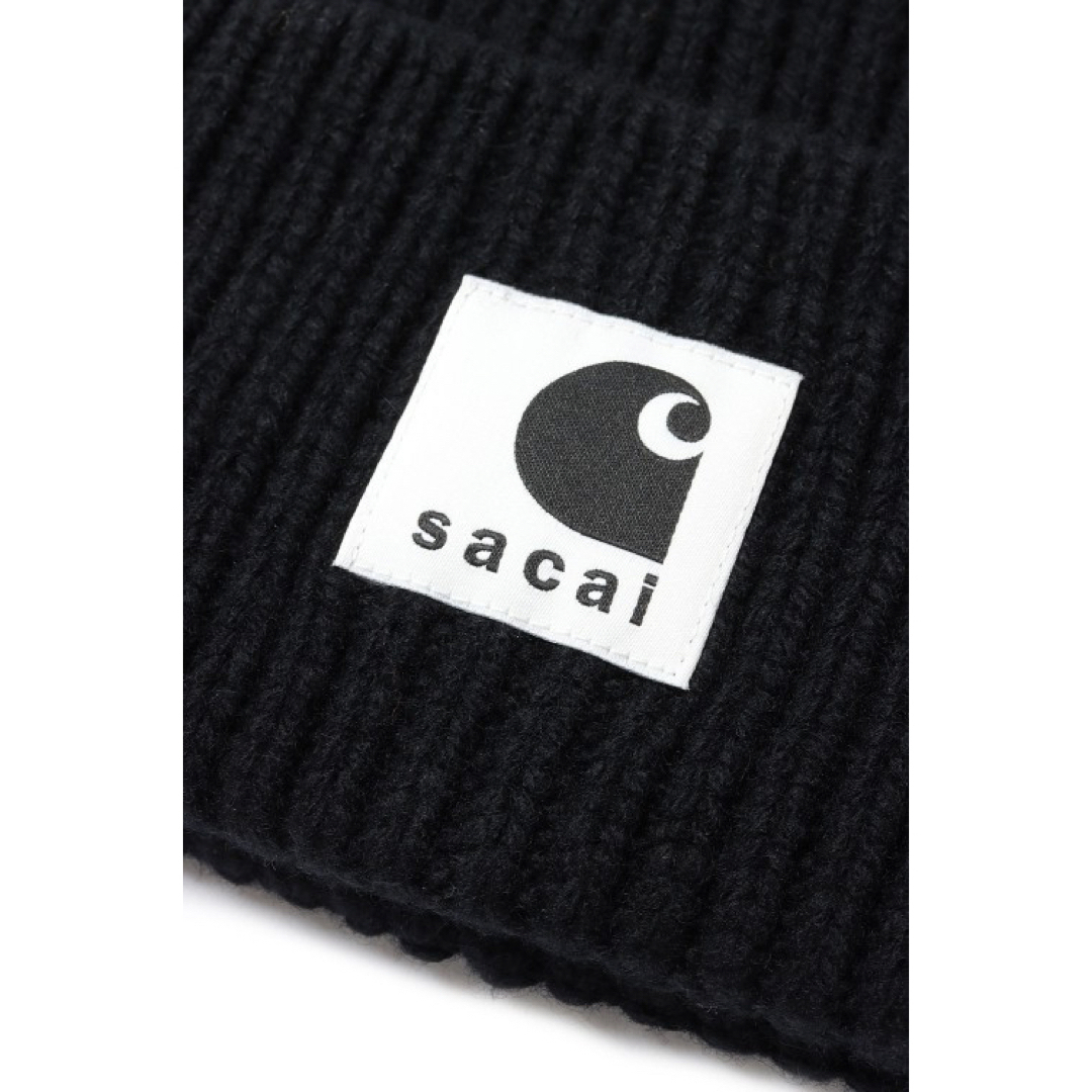 Sacai Carhartt WIP Beanie ビニー ブラック   ニット帽/ビーニー