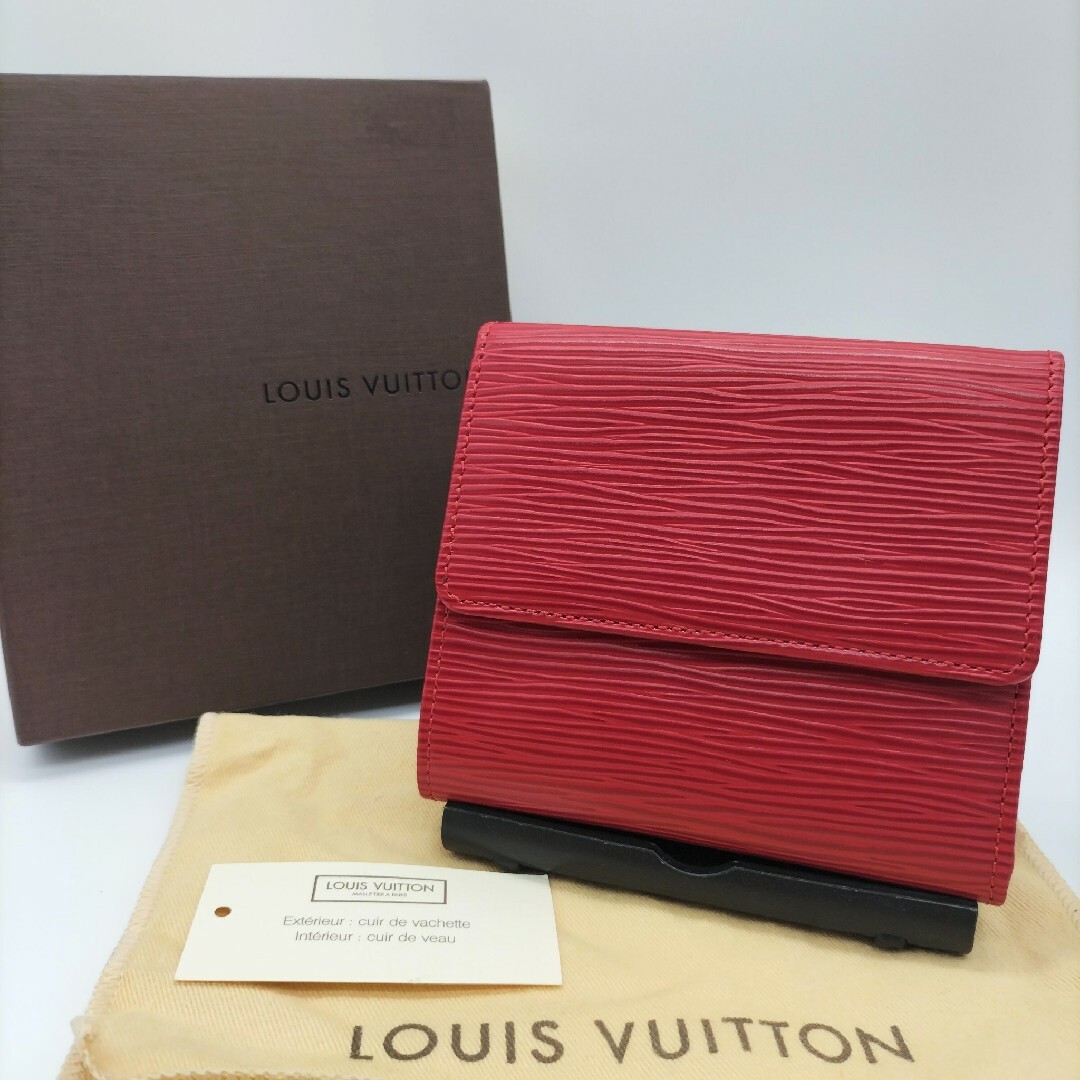 LOUIS VUITTON(ルイヴィトン)の美品☆ヴィトン エピ Wホック 折り財布 M63487 レディースのファッション小物(財布)の商品写真