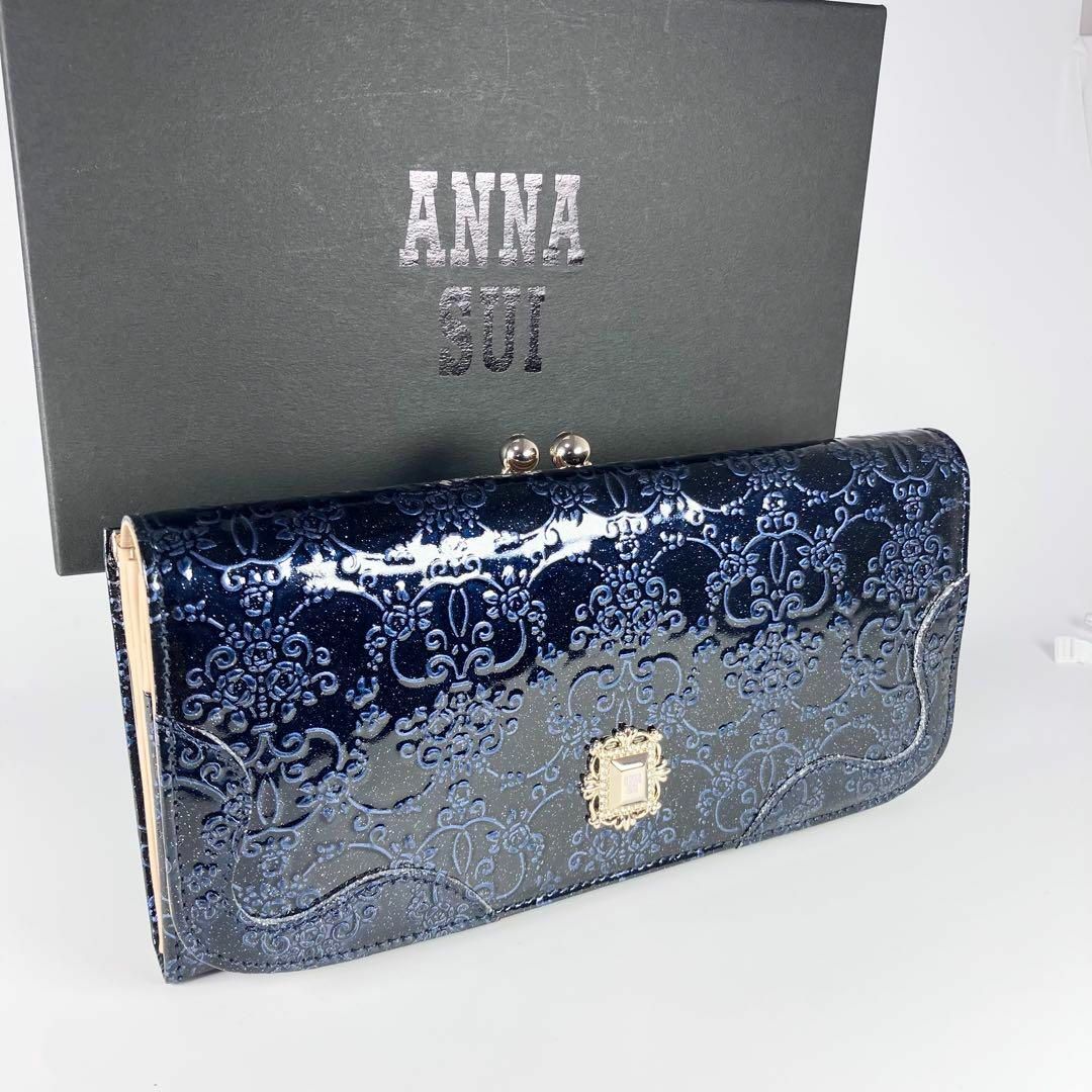 ANNA SUI   アナスイANNA SUI ルーミー 口金フラップ長財布 ルーミー