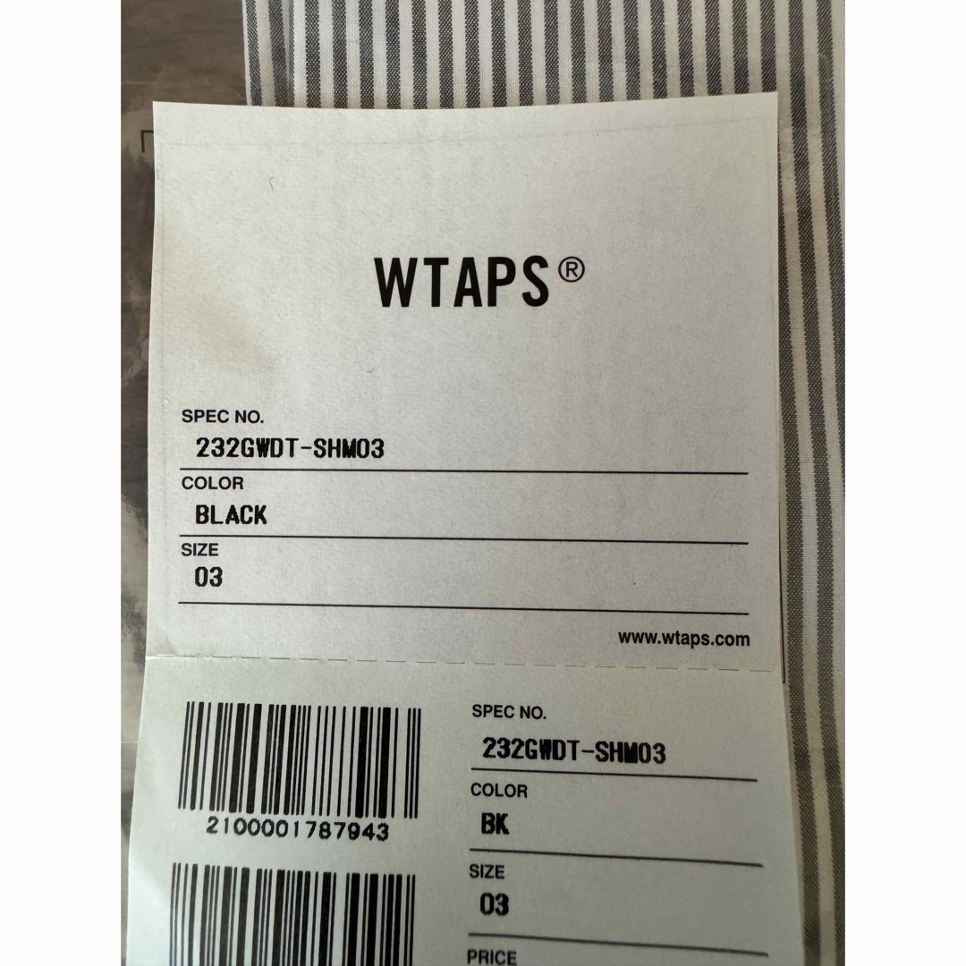 W)taps(ダブルタップス)のWTAPS 23AW BD 03 LS ブラック L 窪塚着用 シャツ メンズのトップス(シャツ)の商品写真