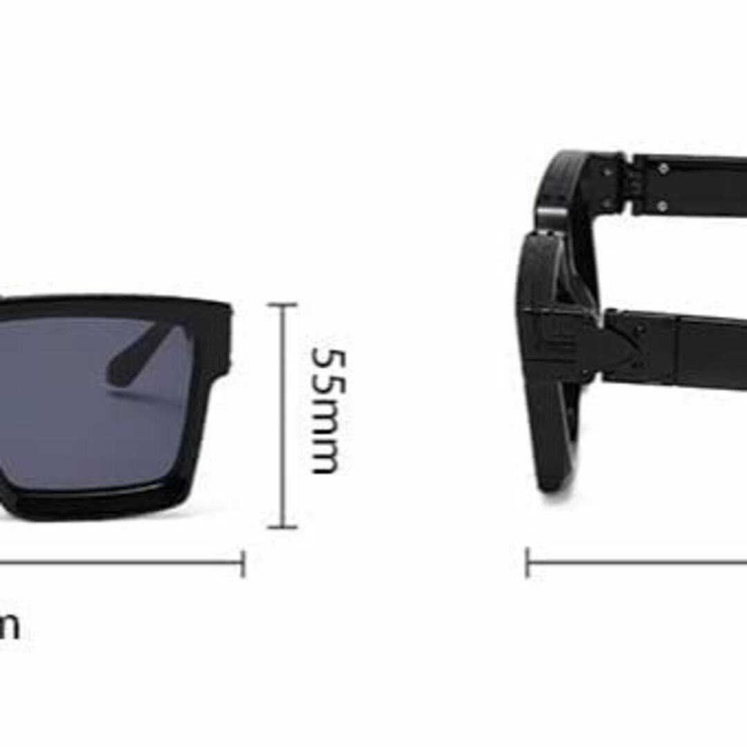 【色: ブラック】$ole only ソールオンリー スクエアミリオネア型 サン