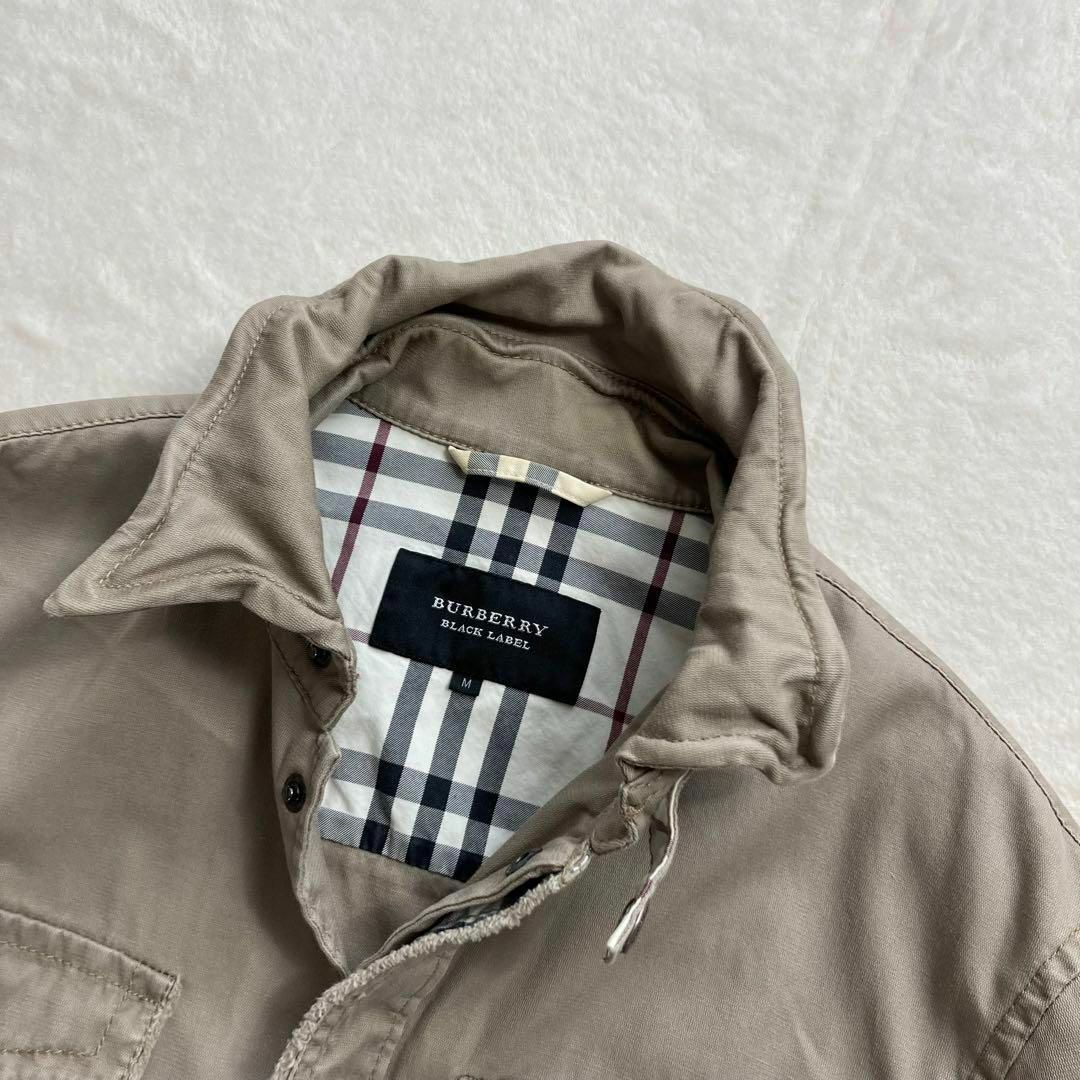 BURBERRY BLACK LABEL ミリタリージャケット ノバチェック M