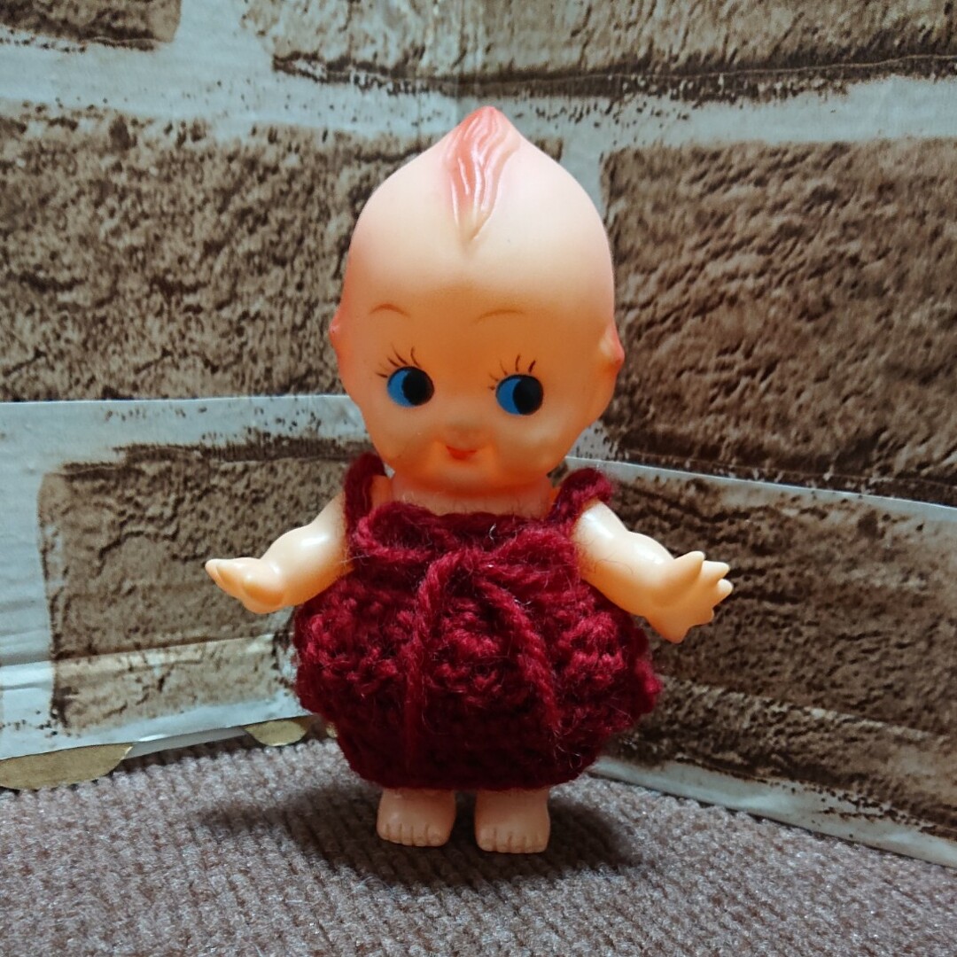キユーピー(キユーピー)の手編み＊１３㌢キューピー着せ替え服② ハンドメイドのぬいぐるみ/人形(人形)の商品写真