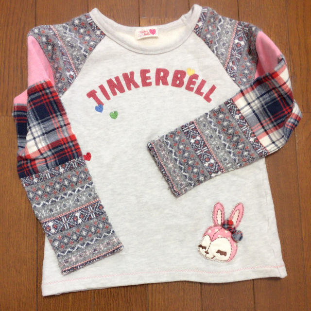 TINKERBELL(ティンカーベル)のトレーナーのみ キッズ/ベビー/マタニティのキッズ服女の子用(90cm~)(Tシャツ/カットソー)の商品写真