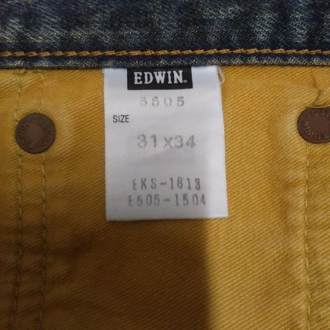 EDWIN(エドウィン)の【EDWIN】505X レギュラーストレート デニムパンツ ジーンズ 31インチ メンズのパンツ(デニム/ジーンズ)の商品写真