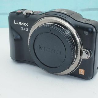 パナソニック(Panasonic)のPanasonic❤️LUMIX❤️DMC-GF3 ボディ  ブラック(ミラーレス一眼)