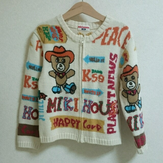 mikihouse(ミキハウス)のmiki house ニット★ キッズ/ベビー/マタニティのキッズ服男の子用(90cm~)(その他)の商品写真