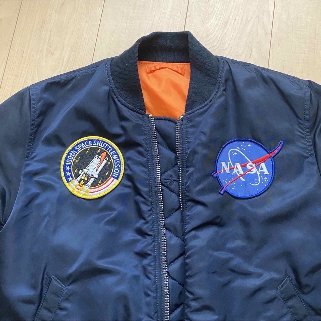 ALPHA INDUSTRIES   ALPHA NASA MA アルファ フライトジャケットの