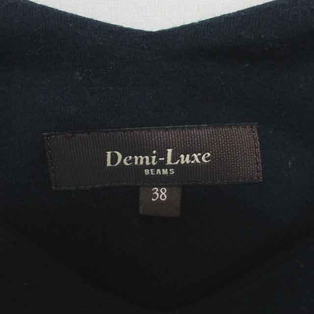 Demi-Luxe BEAMS(デミルクスビームス)のデミルクス ビームス ワンピース ロング Vネイビー 長袖 38 ネイビー レディースのワンピース(ロングワンピース/マキシワンピース)の商品写真