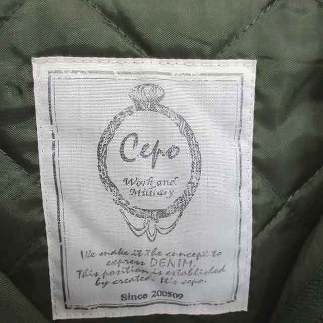 CEPO(セポ)のセポ ミリタリー コート アウター ライナー ミドル フード M カーキ レディースのジャケット/アウター(その他)の商品写真