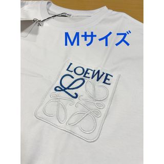 新品 LOEWE 人気 半袖 Tシャツ 男女兼用 Mサイズ　ホワイト