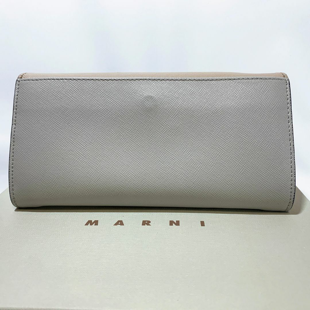 【極美品】MARNI マルニ ブロックカラー カーフレザー 長財布