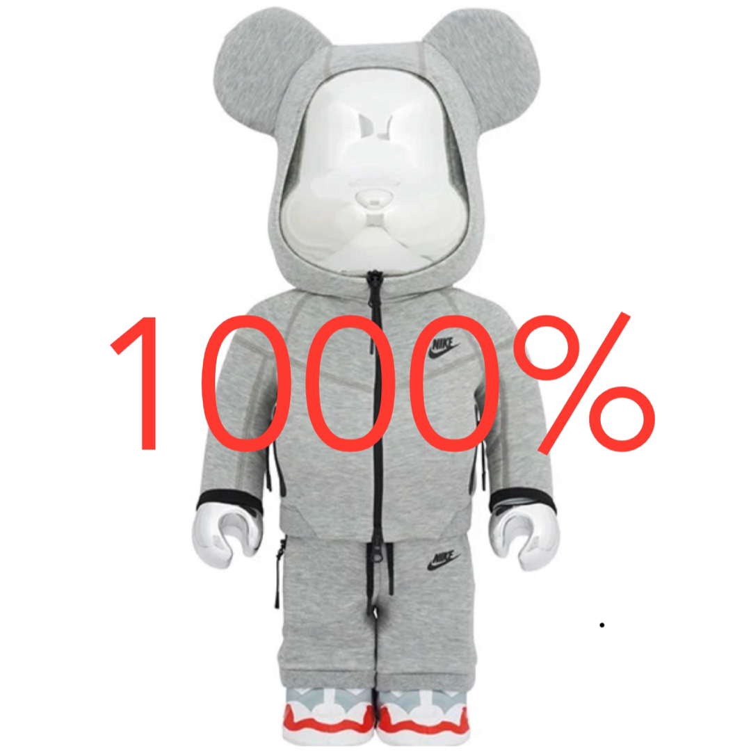 BE@RBRICK - BE@RBRICK NIKE TECH FLEECE N98 1000%の通販 by あっき
