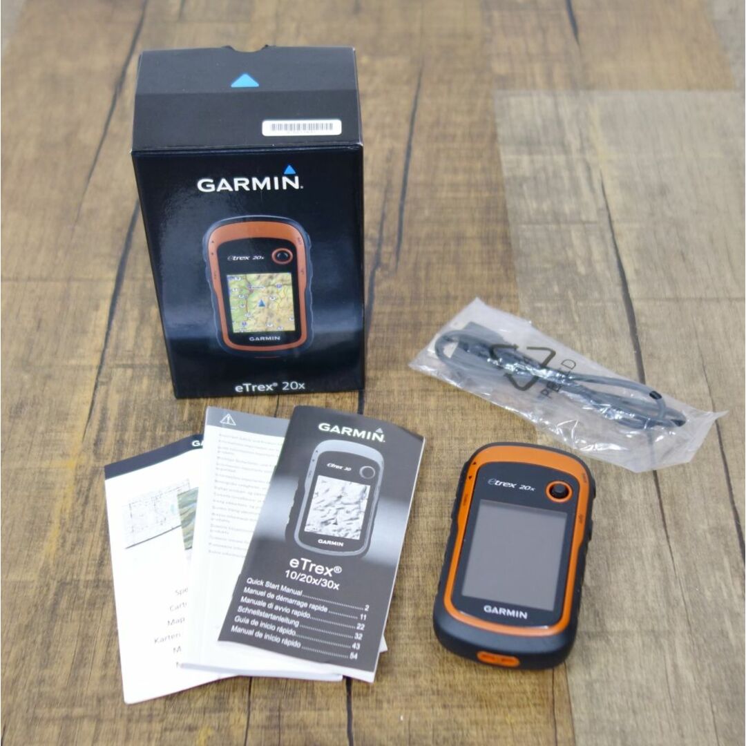 美品 ガーミン GARMIN eTrex 20X 英語版 GPS マップ 地図 登山 トレッキング サイクリング アウトドア