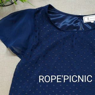 ロペピクニック(Rope' Picnic)のロペピクニック　ブラウス　ドット　コン(シャツ/ブラウス(半袖/袖なし))