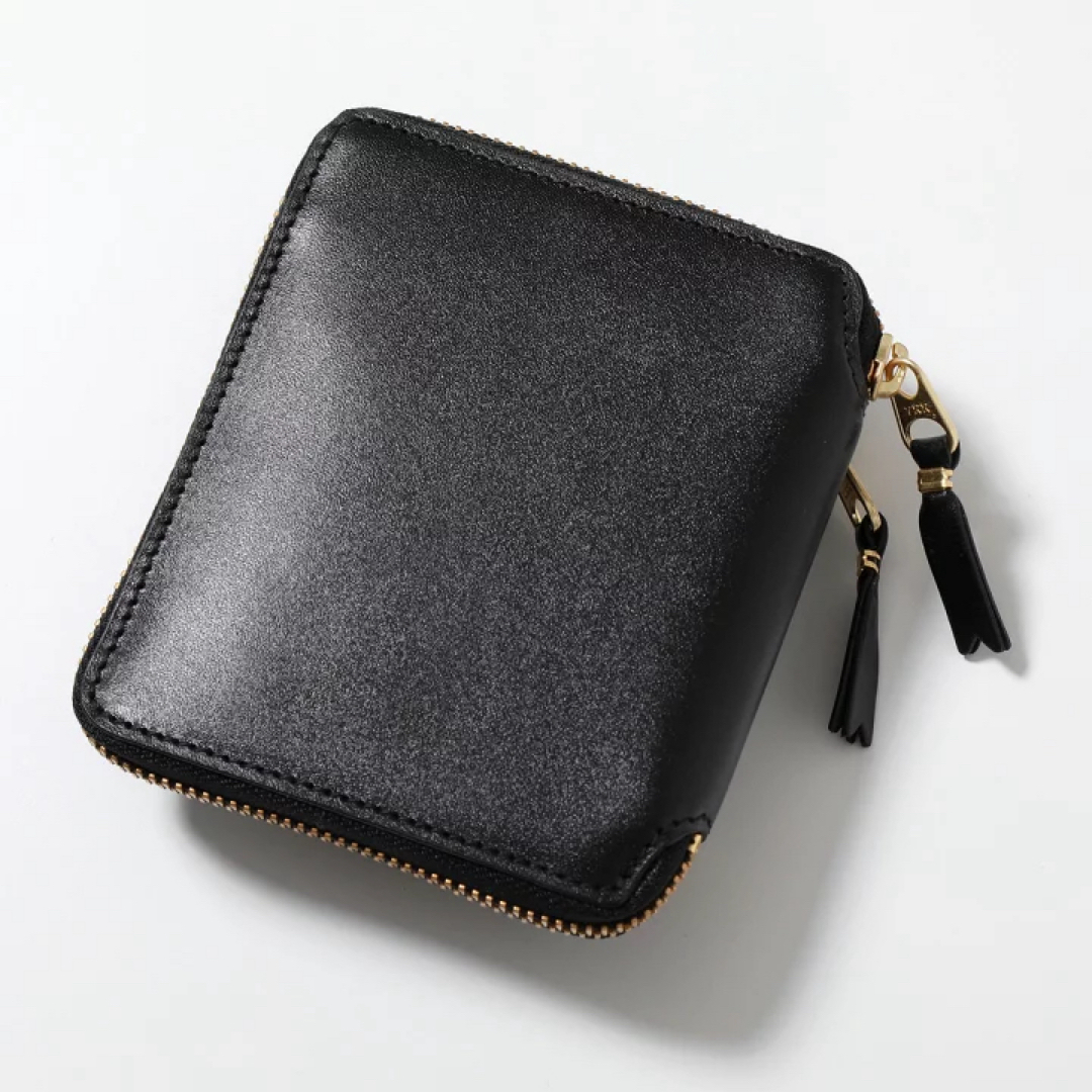 新品 コムデギャルソン 財布 ブラック レザー 二つ折り財布 折り財布