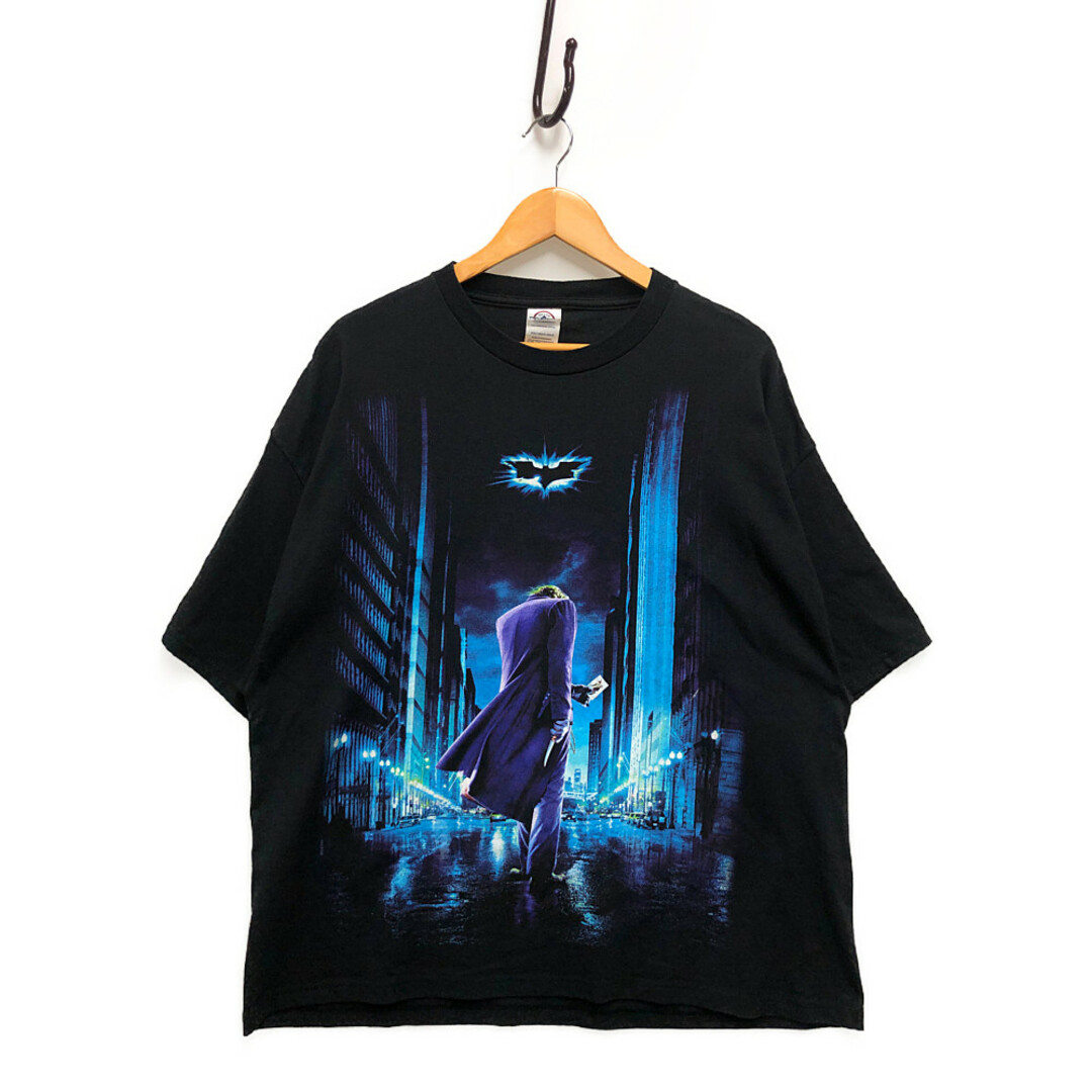 DELTA PRO WEIGHT DARK KNIGHT THE JORKER ジョーカー Tシャツ 半袖 映画 ヴィンテージ 正規品 / Z2062約60cm袖丈