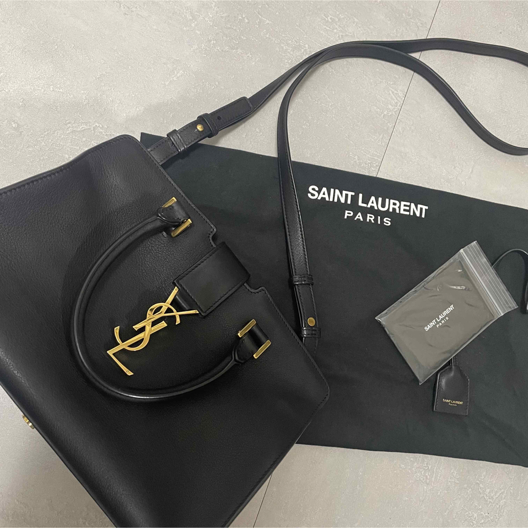 【売り切り値下げ中】美品 YSL サンローラン カバス ブラックレディース