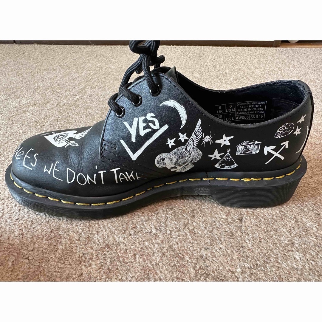 Dr.Martens(ドクターマーチン)のドクターマーチン1461 REBEL 3EYE レェバァル レザーシューズ　5 レディースの靴/シューズ(ローファー/革靴)の商品写真