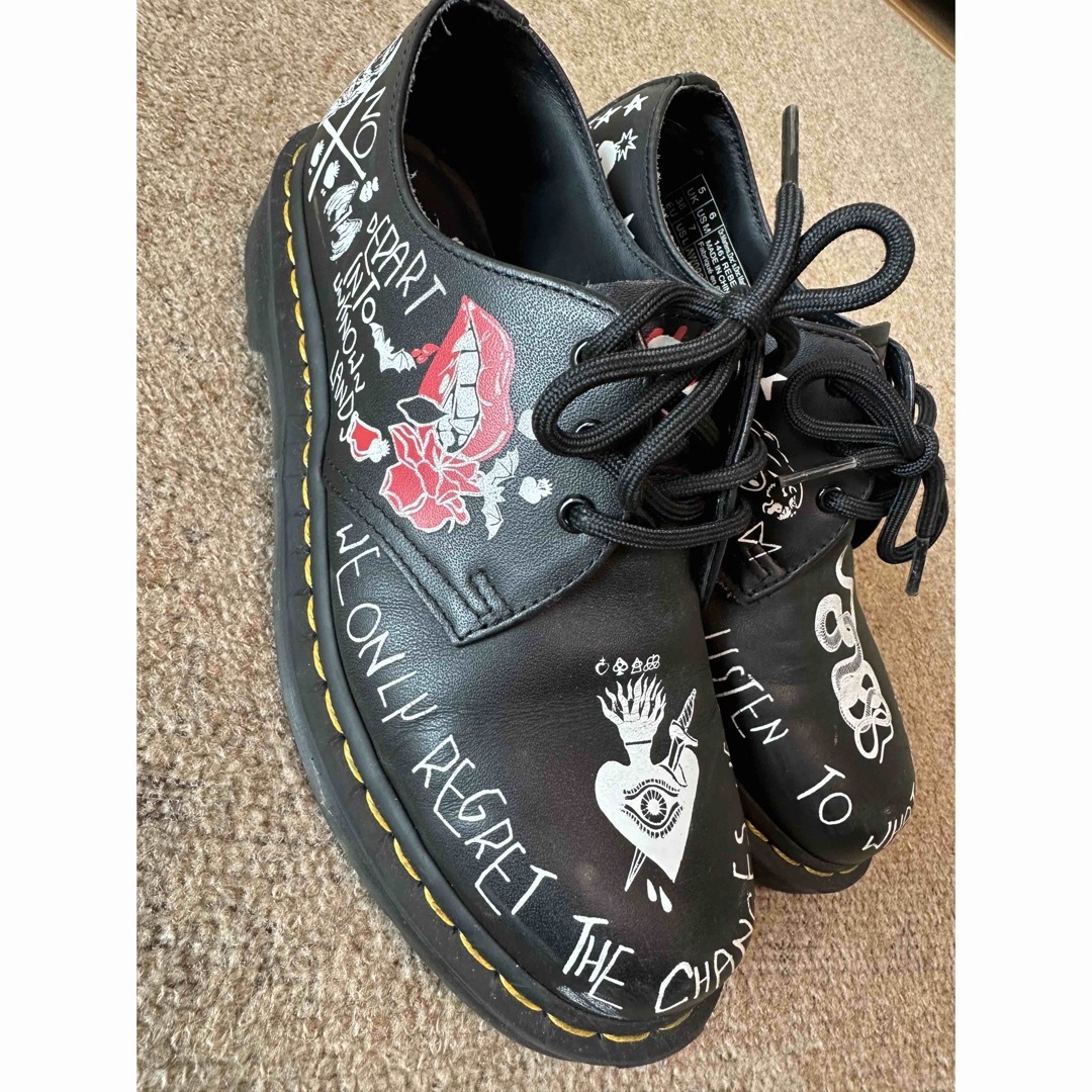 Dr.Martens(ドクターマーチン)のドクターマーチン1461 REBEL 3EYE レェバァル レザーシューズ　5 レディースの靴/シューズ(ローファー/革靴)の商品写真