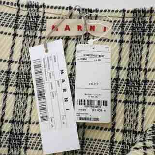 Marni - マルニ MARNI 20AW チェック ツイード スカート ひざ丈 40