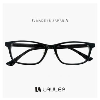 新品】 メンズ 日本製 鯖江 メガネ laulea 眼鏡 la4048 bk ラウレア