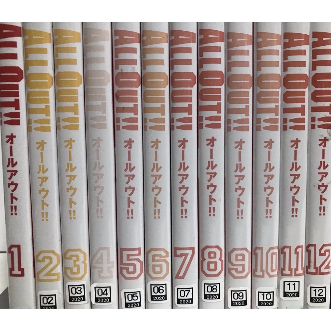 TVアニメ『ALL OUT!! オールアウト』DVD 全12巻 全巻セット