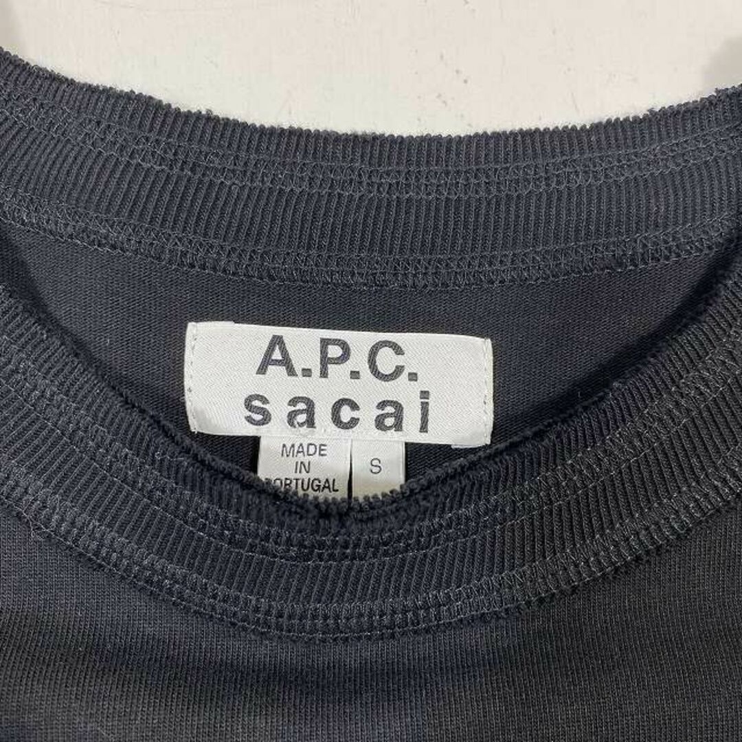 メンズsacai × A.P.C.  コラボTシャツ　黒　S新品　サカイ