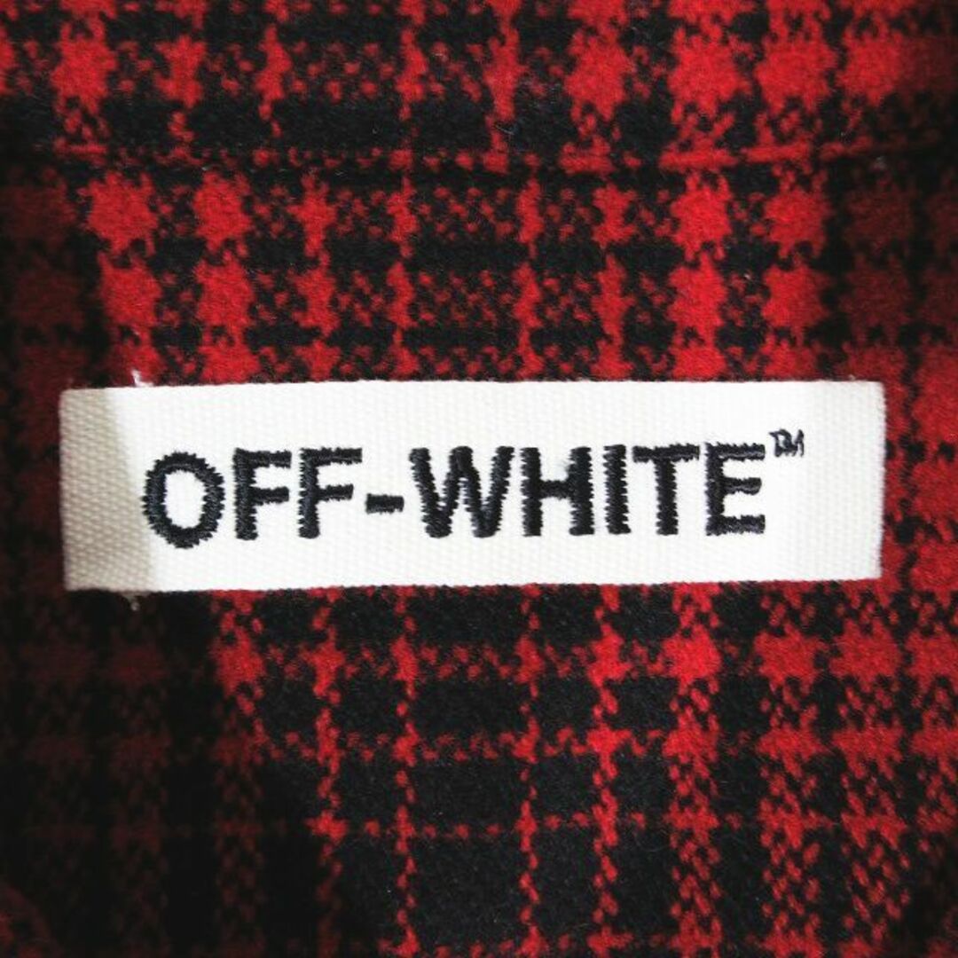 【訳あり】off-white バックバイアスカモフラミリタリージャケット