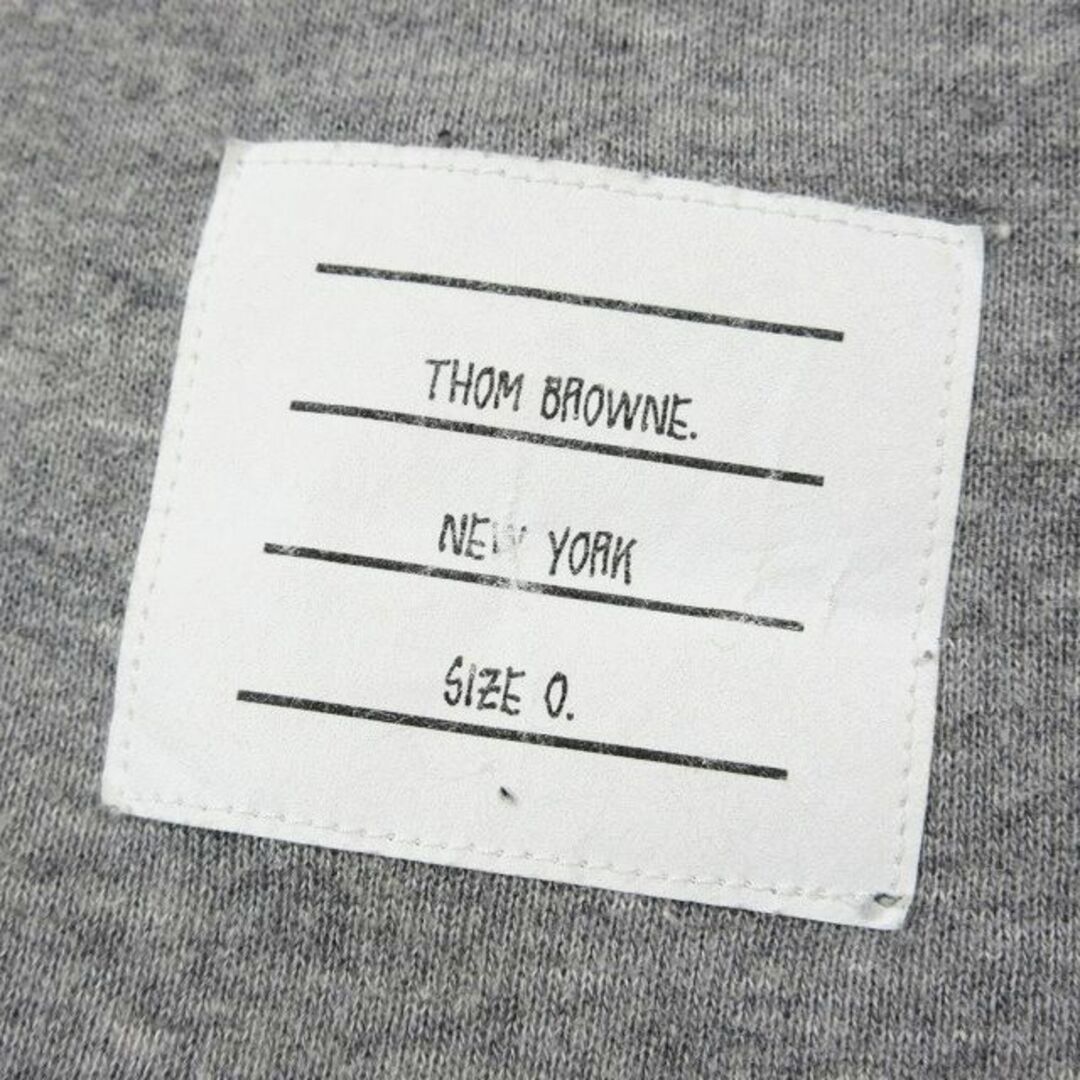 THOM BROWNE(トムブラウン)のトムブラウン THOM BROWNE トリコロール スウェット ボタンパーカー メンズのトップス(パーカー)の商品写真