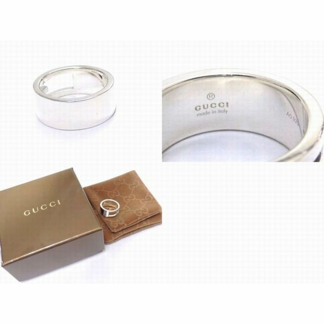 Gucci - 新品同様 グッチ リング シルバー925 ☆ #12 (刻印13) カット