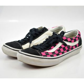 ヴァンズ(VANS)のVANS/バンズ　BILLY'S3周年記念限定　チェッカーフラッグオールドスクール　ローカットスニーカー　564956-0001　サイズ：26.5cm　カラー：ブラック/ホワイト/マゼンタ【中古】【古着】【USED】【230712】【yast】(スニーカー)