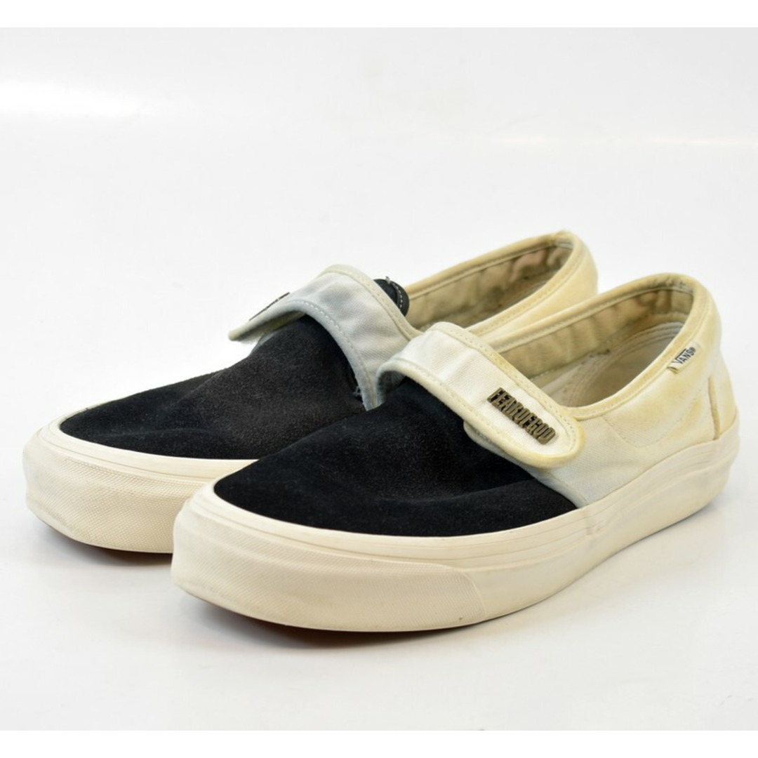 FEAR OF GOD×VANS/フィアーオブゴッド×バンズ　スリッポン　スニーカー　Slip-On 47 V DX　サイズ：27.5cm　カラー：ホワイト/ブラック【USED】【230612】【未yast】