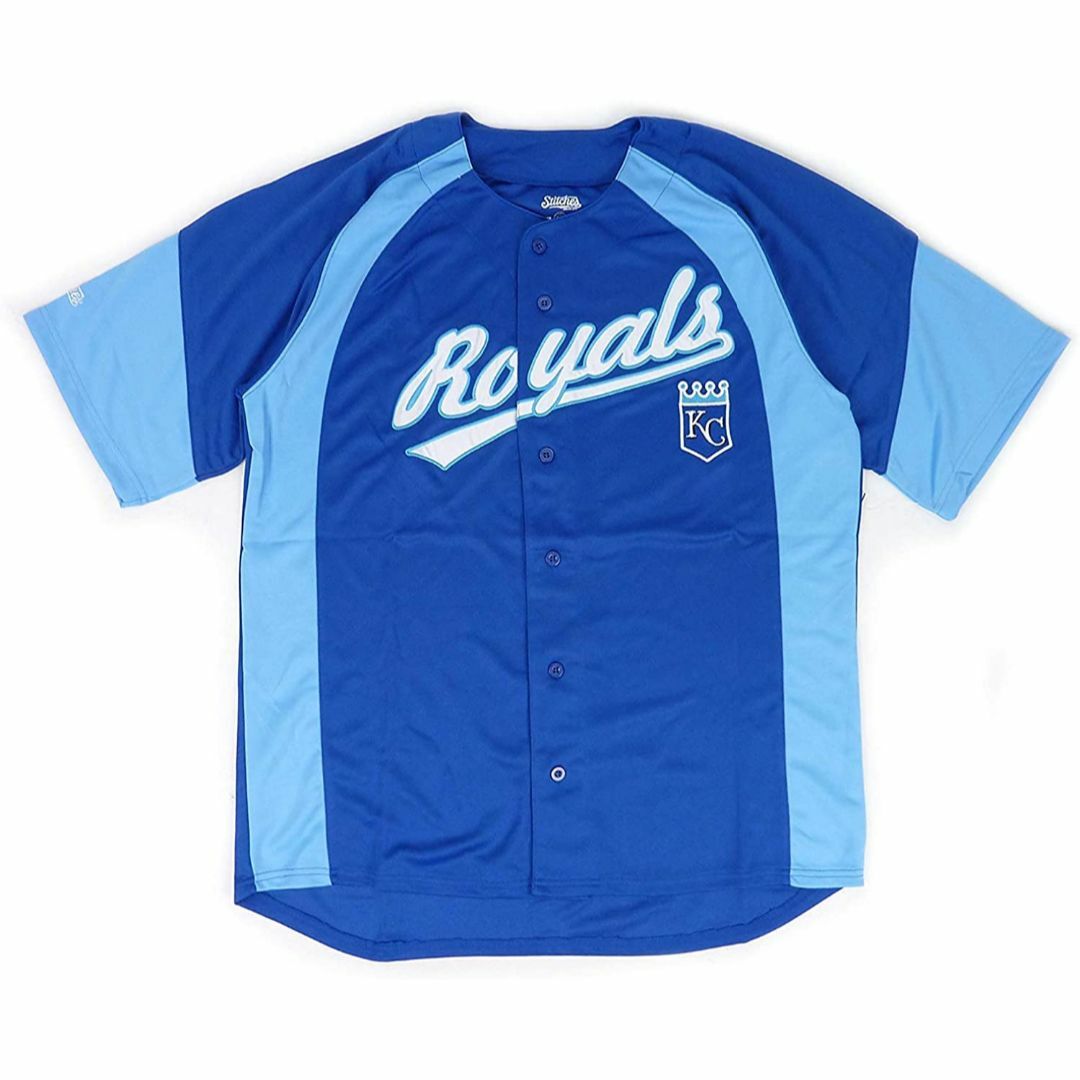 Stitches MLB カンザスシティ ロイヤルズ ベースボールシャツ L