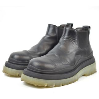 ボッテガヴェネタ(Bottega Veneta)のBOTTEGA VENETA/ボッテガヴェネタ　ザ タイヤ　サイドゴアショートブーツ　630281　サイズ：43　カラー：ブラック/クリア【中古】【古着】【USED】【230424】【yast】(ブーツ)