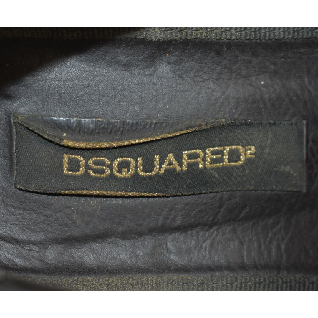 DSQUARED2/ディースクエアード　パテントコインローファー　ペニーローファー　サイズ：41　カラー：ブラック【USED】【230712】【yast】