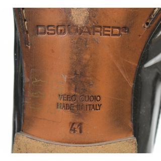 DSQUARED2/ディースクエアード　パテントコインローファー　ペニーローファー　サイズ：41　カラー：ブラック【USED】【230712】【yast】