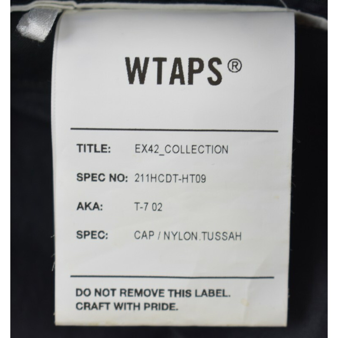 W)taps(ダブルタップス)のWTAPS/ダブルタップス　21SS　ナイロンキャップ　211HCDT-HT09　サイズ：02　カラー：ブラック【中古】【古着】【USED】【230718】【yast】 メンズの帽子(キャップ)の商品写真