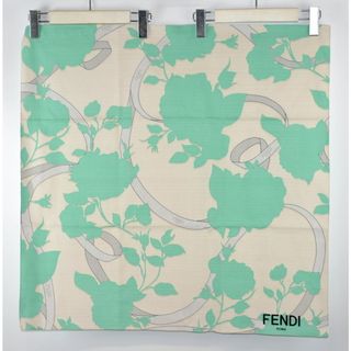 FENDI/フェンディ　リーフ柄クロス　カラー：グレーベージュ/グリーン【中古】【古着】【USED】【230216】【未yast】