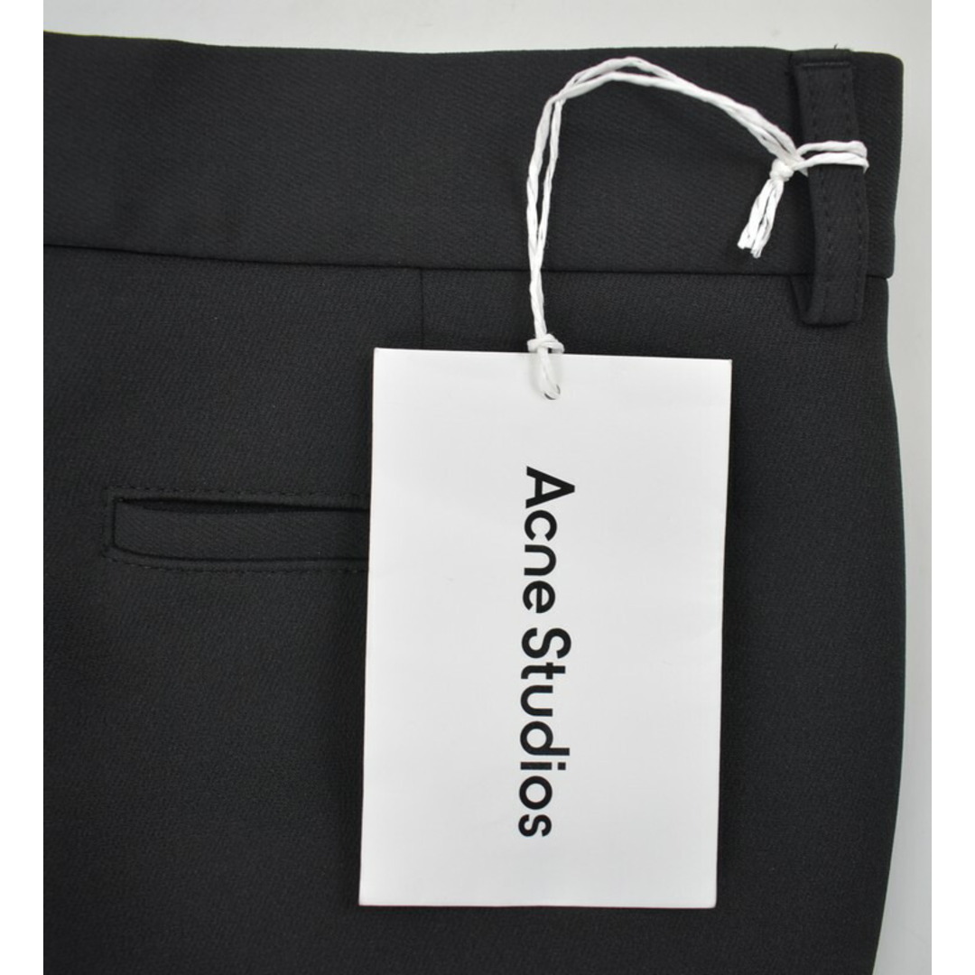 Acne Studios(アクネストゥディオズ)のACNE STUDIOS/アクネストゥディオズ　23SS　ロールアップフレアスラックス　FN-WN-TROU001022　サイズ：32　カラー：ブラック【中古】【古着】【USED】【230816】【yast】 レディースのパンツ(その他)の商品写真