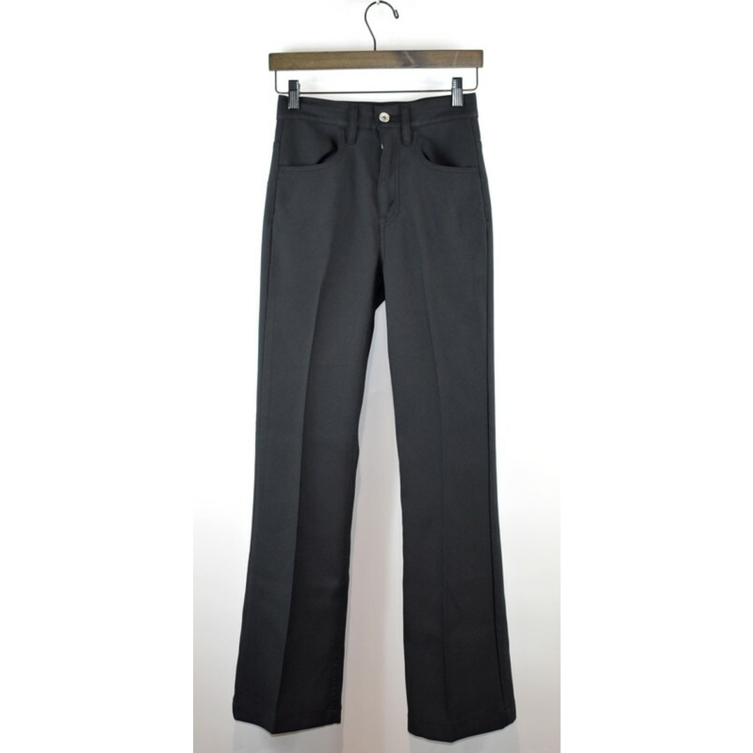 24cm股下DAIRIKU/ダイリク　22AW　フレアセンタープレスパンツ　Flare Pressed Pants　22AW P-5　サイズ：23　カラー：ブラック【USED】【230303】【yast】