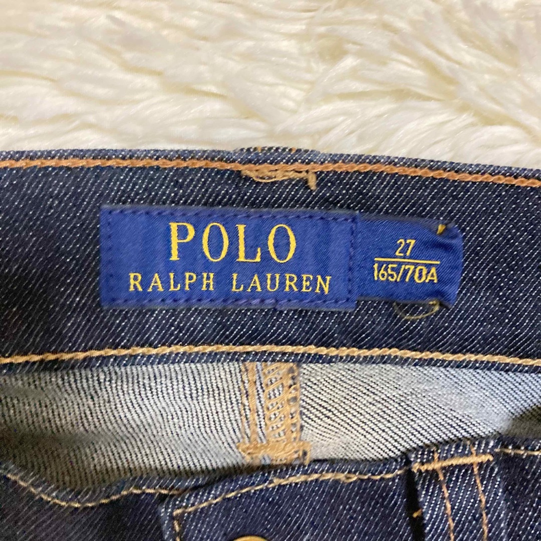POLO RALPH LAUREN(ポロラルフローレン)の極美品　ポロラルフローレン　ロゴ　ホース　ベルト　27 レディースのパンツ(デニム/ジーンズ)の商品写真