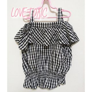 ラブトキシック(lovetoxic)の【S/140】ラブトキシック　ブラウス　オフショルダー(ブラウス)